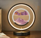 New Contemporary Symmetrical Quicksand Art Table Lamp