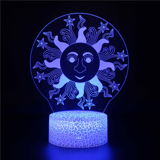 Colorful Touch Remote Control LED Visual Light