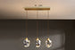 Room Chandelier Simple Crystal Dining Table