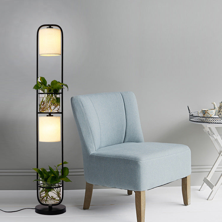 Vertical Plant Hydroponic Decoration Warm Floor Lamp