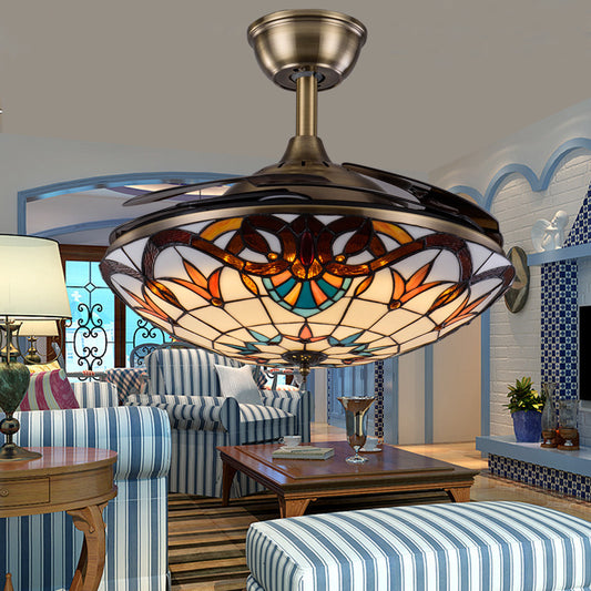 Invisible Ceiling Fan Lamp Living Room Dining Fan