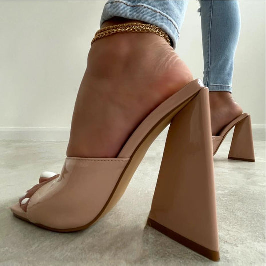 High-heeled Sandals For Women With Thick Heels