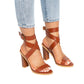 Plus-size sandals for women with chunky heels