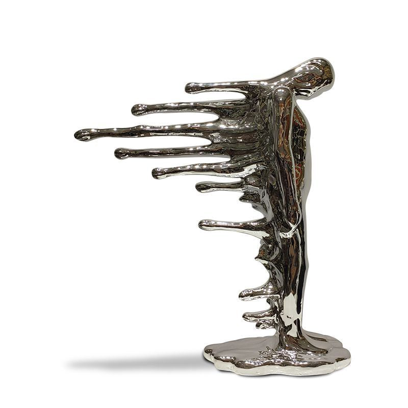 Creative Abstract Reverse Walker Figure Sculpture Decoration