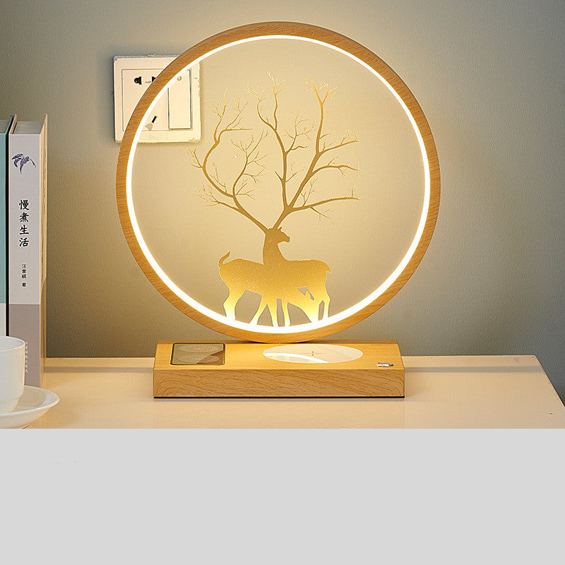 Mobile Wireless Charging Desk Lamp