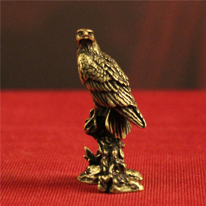 Brass Eagle Eagle Looking Ahead Bronze Sculpture