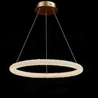 Internet Celebrity Ring Lamp Crystal Chandelier