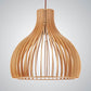 Bamboo Woven Nordic Birdcage Wooden Chandelier