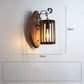 American Retro Industrial Style Solid Wood Creative Personality Nostalgic Wall Lamp