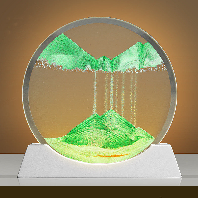 New Quicksand Modern Abstract Rotary Desktop Lamp
