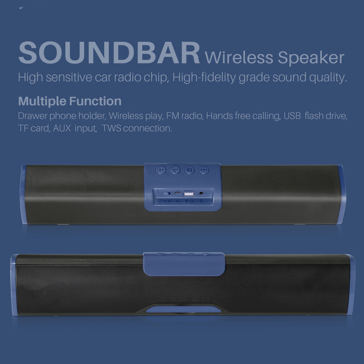 Portable Card Insertion Wireless Bluetooth Speaker