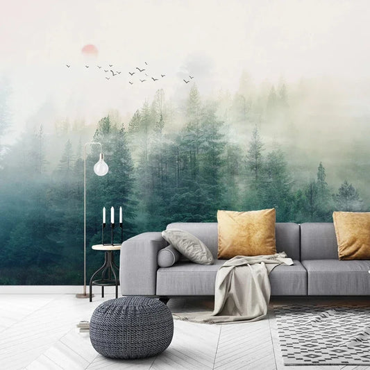 Custom 3D Photo Wallpaper Beautiful Forest Landscape Living Room Sofa Bedroom Background Wall Painting Art Papier Peint Mural 3D