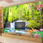 Custom 3D Wallpaper Forest Waterfall Nature Landscape Photo Wall Painting Living Room TV Background Decoration Mural De Parede