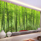 Nature Landscape Green Bamboo Forest Photo Mural Customized Size 3D Wallpaper For Wall Living Room TV Sofa Background Wall Decor