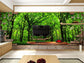 beibehang tiles forest scenery patterns papel de parede wallpaper for walls 3 d stereoscopic window photo paper murals flooring