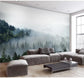 Custom Mural Wallpaper 3D Cloud Foggy Forest Nature Scenery Wall Painting Living Room Study Background Wall Papel De Parede 3 D