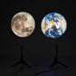 Moon Earth Projector Night Light Sunset Projection Led Desk Lamp For Bedroom Atmosphere Rainbow Lamp Decoration Light