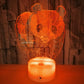 New Panda Colorful LED Touch 3D Night Light Home Decor