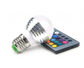 LED RGB Bulb Light And 24-key Remote Control