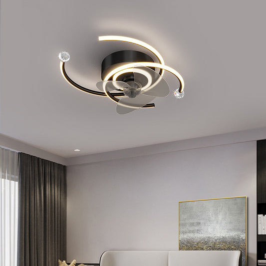 New Restaurant Integrated Ceiling Fan Lamp