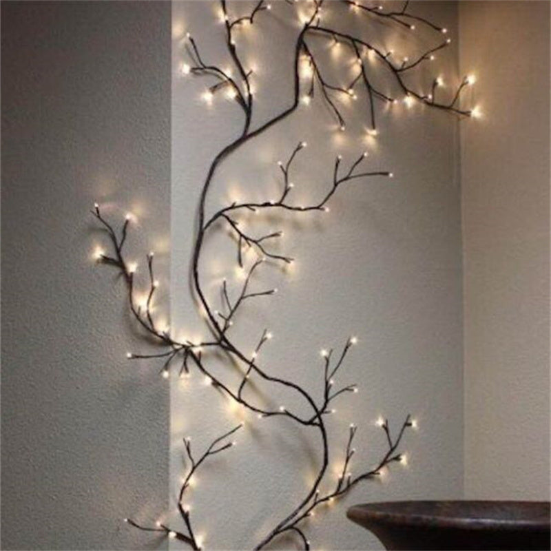 Lit Willow-shaped Home Decoration Lamp String