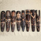 Facial Mask Wood Carving European Style Wall Decorative Wall Ornaments