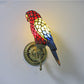 American Pastoral Tiffany Parrot Lamp