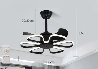 Variable Frequency Ceiling Fan Lamp In Bedroom