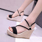 Summer New Style Sandals Slope Heel Platform Slippers Sandals And Slippers Women Shoes