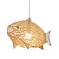 New Creative Fish-shaped Bamboo Chandelier