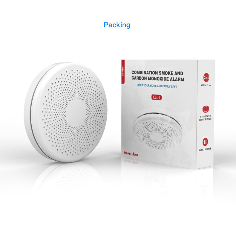 Wifi Smart Smoke Detector 2 In 1