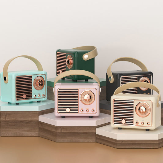 Diy Retro Mini Portable Card Speaker