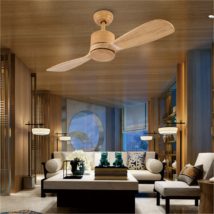 Unlit Fan Ceiling Solid Wood Dining Room