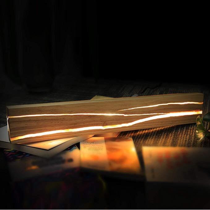 Wood Grain Color Wall Lamp Rotatable