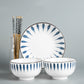 Japanese Chiba Ceramic Luxury Dish Dinnerware Set