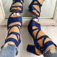 New Fashion Casual Thick High Heel Fish Mouth Fingerless Sandals For Women
