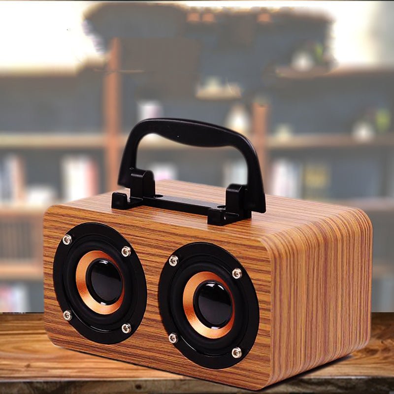 Wooden Wireless Bluetooth Speaker Portable Outdoor