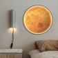 Round LED Light Decorative Painting Restaurant Wall Painting