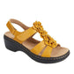 Flowers Sandals Summer Velcro Wedges Shoes For Women