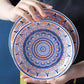 New 8Inch Boho Ceramic Breakfast Plate 4pcs