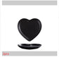 Heart Deco Pastel Ceramic Stone Dinner Plate Set