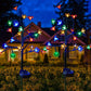 LED Solar Energy Ground Mounted Firework Lamp Cherry Tree Branch Lamp String