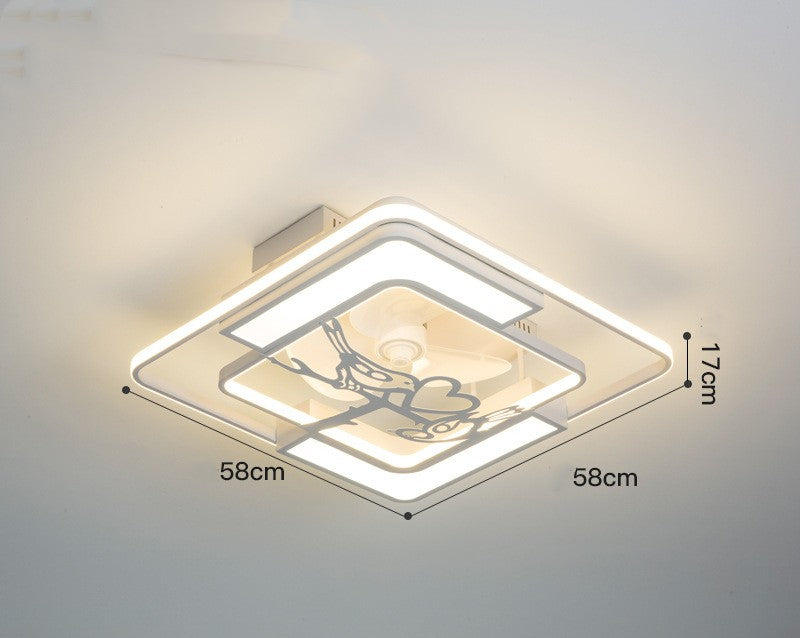 Invisible Electric Fan Lamp Ceiling Lamp