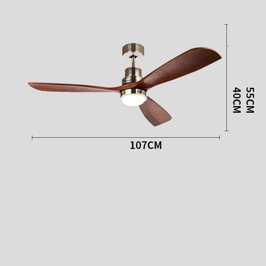 Modern Simple Living Room Ceiling Fan Lamp