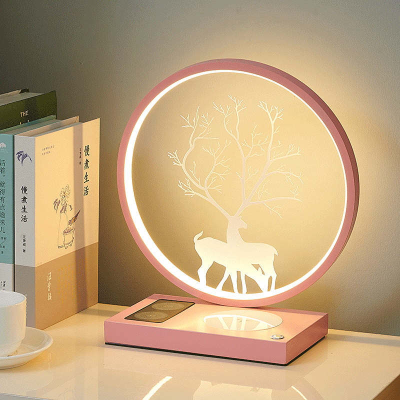 Mobile Wireless Charging Desk Lamp