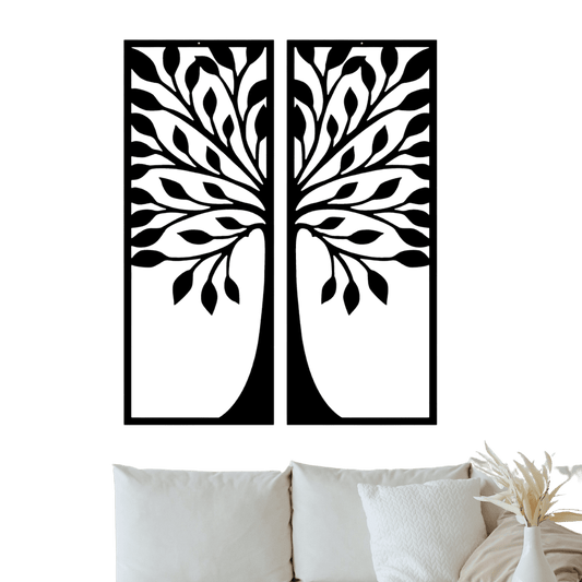 New Wooden Olive Tree Wall Silhouette Art Decoration - Home Decor Gifts and More