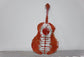 Laser Carved Iron Guitar Metal Interior | Decor Gifts and More