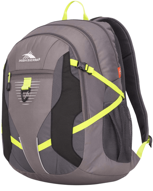 High Sierra Aggro Backpack, Slate/Mercury/Black/Zest - Home Decor Gifts and More