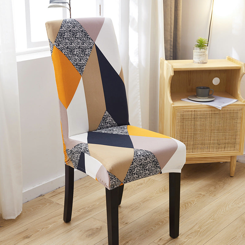 New Chair Cover Printed Chair Cover Elastic Antifouling Hotel Household Chair Cushion Protective Cover | Decor Gifts and More