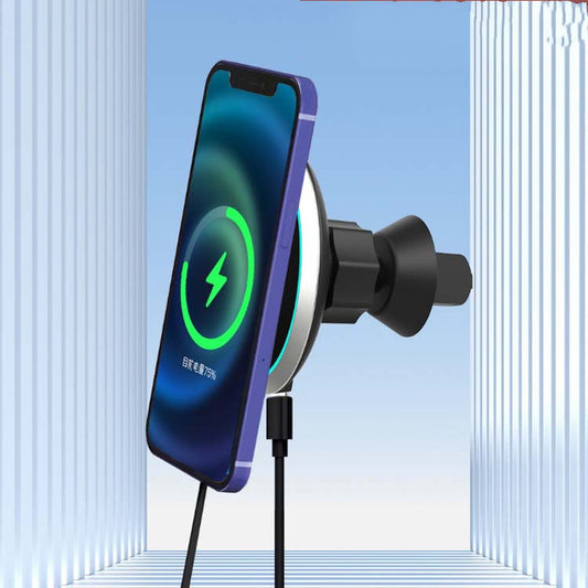 15W Magnetic Car Wireless Charger Fast Charge Air Outlet Bracket | Decor Gifts and More